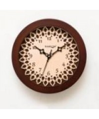 Carvy Lotus Trendy Glass covered Analog Wall Clock RC-0377